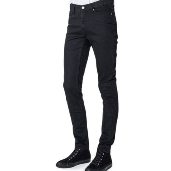 NWOT Cheap Monday Men's Deep Sonic Black Jeans Size 31x32 - Picture 1 of 8